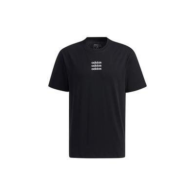 Neo Round Neck Sports Casual Printed T-Shirt Men Tops Black GP4891