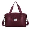 Expandable Shoulder Bag Dark Purple
