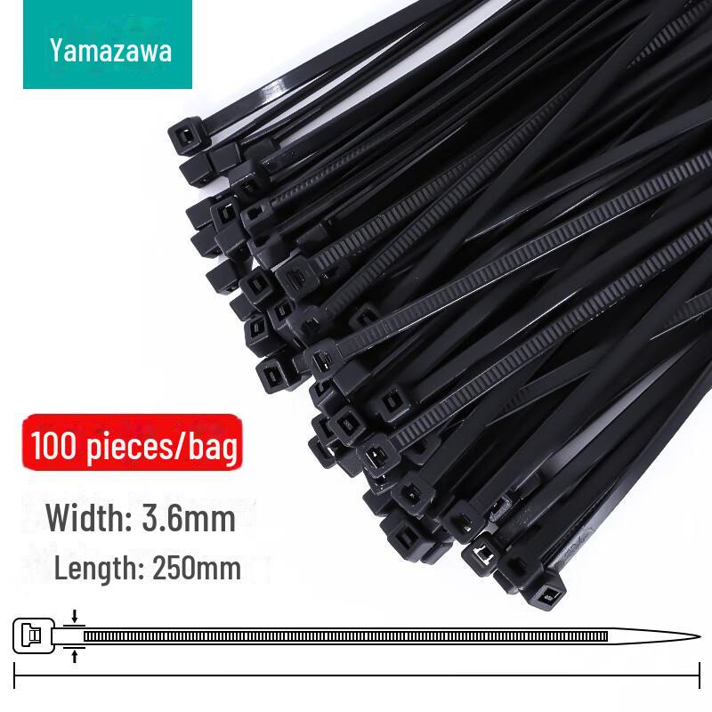 Shanze Self-Locking Nylon Cable Tie for Desktop, Gardening, and Wire Management