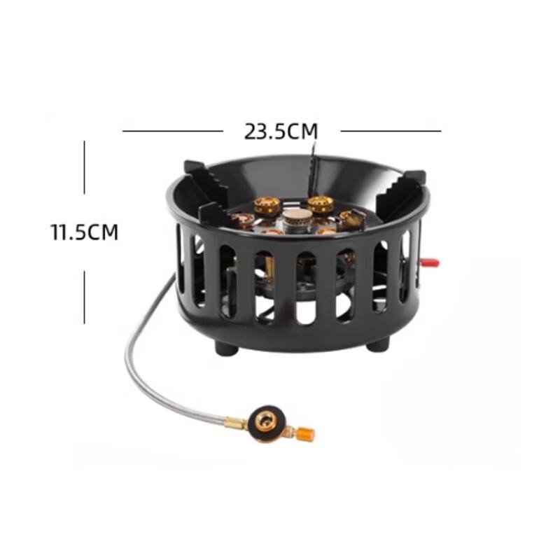 Portable Windproof Gas Cassette Stove Kit