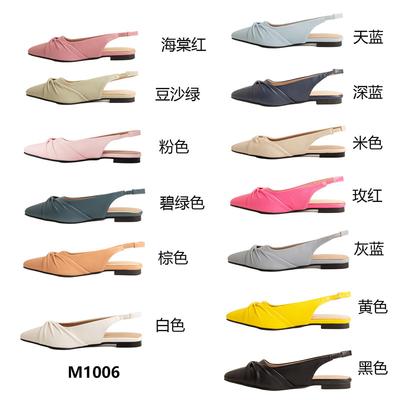 Women's Flat-soled Sandals Summer New Comfortable Versatile Pointed Large-size Sandals