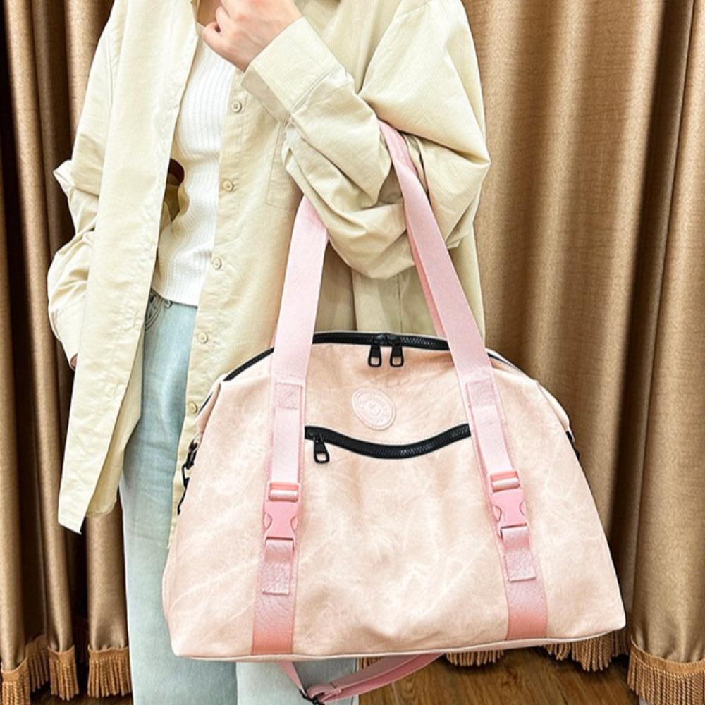 Smudge and dye style fashionable and simple going out portable travelbag dry and wet separation foreign style fitness yoga bag can be set with tie rod