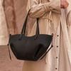 Flügel Großvolumige Hand- und Umhängetasche aus Echtleder, Damen-Tasche mit Unterarmfach, Rindsleder