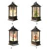 Globe Battery Lantern Snow Christmas Operated Led Light Water Glittering Santa Snowman Hanging Night Lamp Holiday Decor