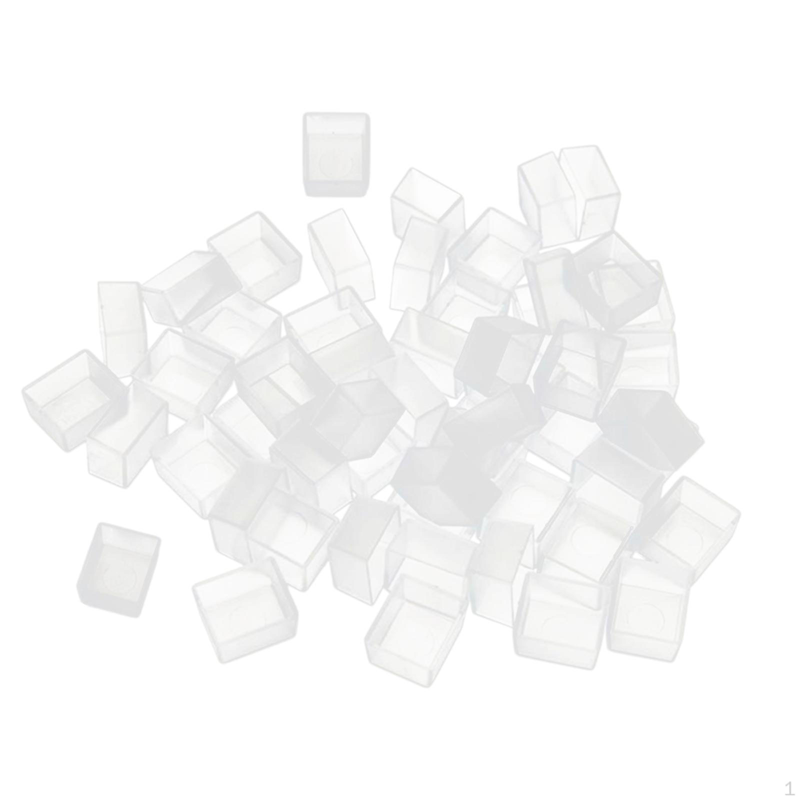 

50 шт. Порожні каструлі для акварельних фарб для малювання. Палітра. Багаторазові аксесуари для проектів DIY.