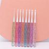8Pcs 2.5mm-6.0mm Ergonomic Crochet Hook Set Crochet Needle for Beginner Hobbyist Knitting Sweater Scarf Socks Hat Bag