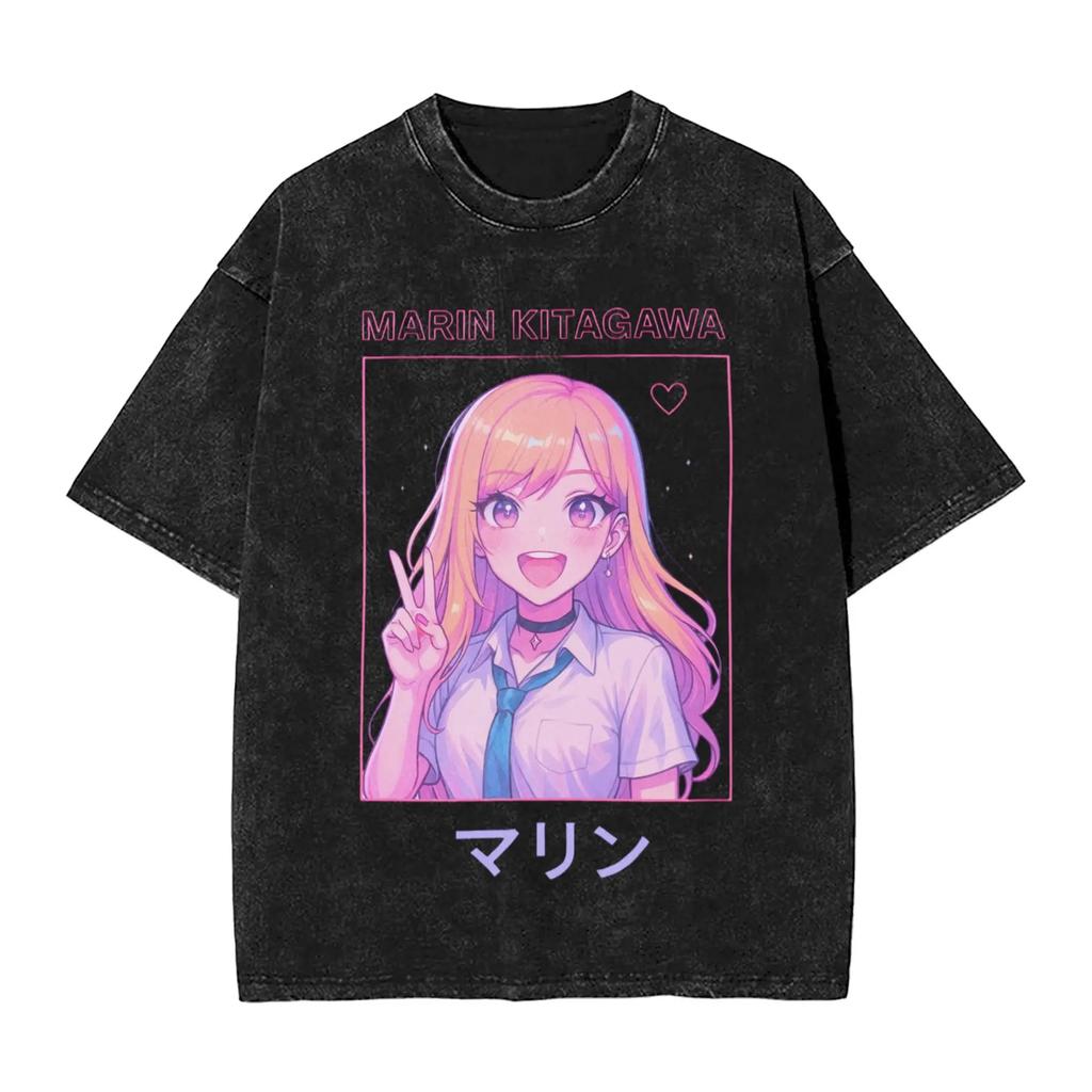 My Dress Up Darling Marin Kitagawa Shizuku Kuroe Anime Manga T Shirt Streetwear T-Shirt Tees Tops for Men Women