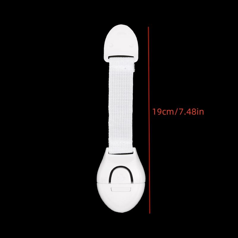 5pcs/10pcs White Safety Locks No-Drill Drawer and Door Latches Child Baby Safety Lock Cupboard Drawer Cabinet Door Fridge Security Protector Locks