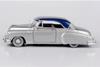 MOTORMAX 1/24 Scale American Bel Air Diecast Model Car, 1950 (Silver/Blue) [Parallel Import]