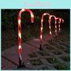Christmas Led Candy Cane Landscape Light For Garden And Driveway Decor