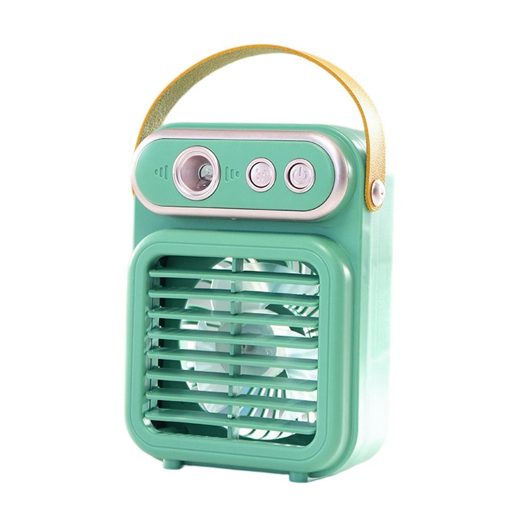 Retro Style Mist Fan – Portable USB Rechargeable Handheld Desktop Fan With Humidifier Function
