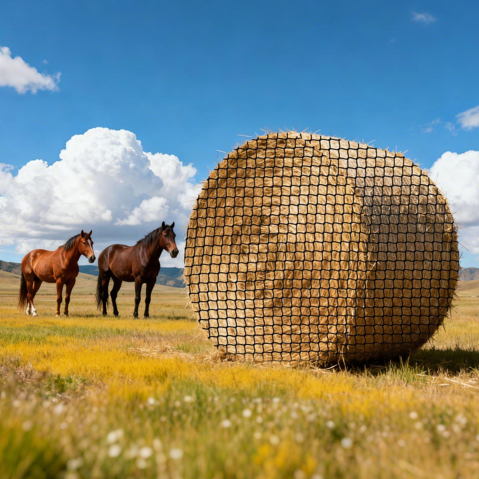 VEVOR Round Bale Hay Net, 1