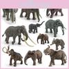 Nonassembly Pvc Elephant Figurines For Wildlife Themed Interior Decoration And Gifts