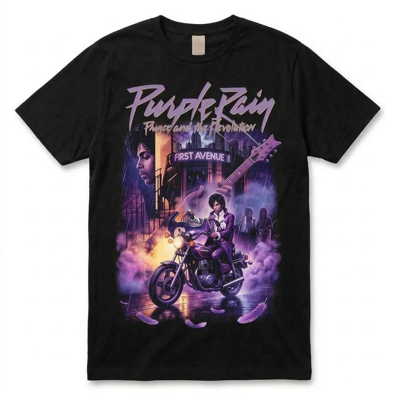 Prince And The Revolution Purple Rain First Avenue Graphic T-Shirt Vintage 80s M