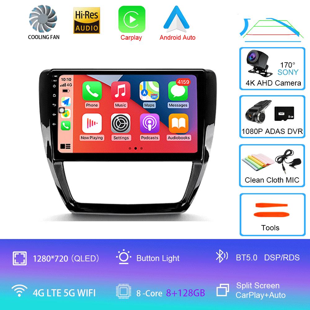 Android 14 Car Radio For Volkswagen Jetta 6 2011 - 2018 Multimedia Video Player Navigation Stereo GPS No 2din 2 Din Dvd