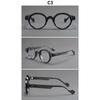 Ladies' Glasses, Light Retro Round Glasses for Men and Women