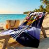 Christmas Beach Towel Super Soft Microfiber Quickdry Fabric Comfortable Lightweight