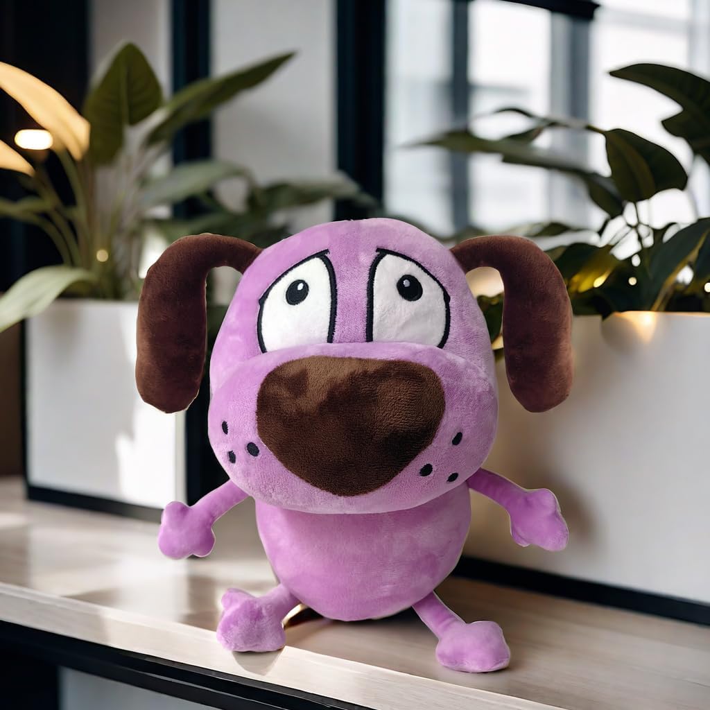 New 12 inch Purple Dog Plush Cute Dog Stuffed Animal,Plush Toy for Boys and Girls, Children's Gift, Home Decoration (Dog)