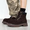 Outdoor High-top Desert Boots Big Head Thick-soled Martin Boots Heightening Boots Hiking Shoes Locomotive Boots Shoes