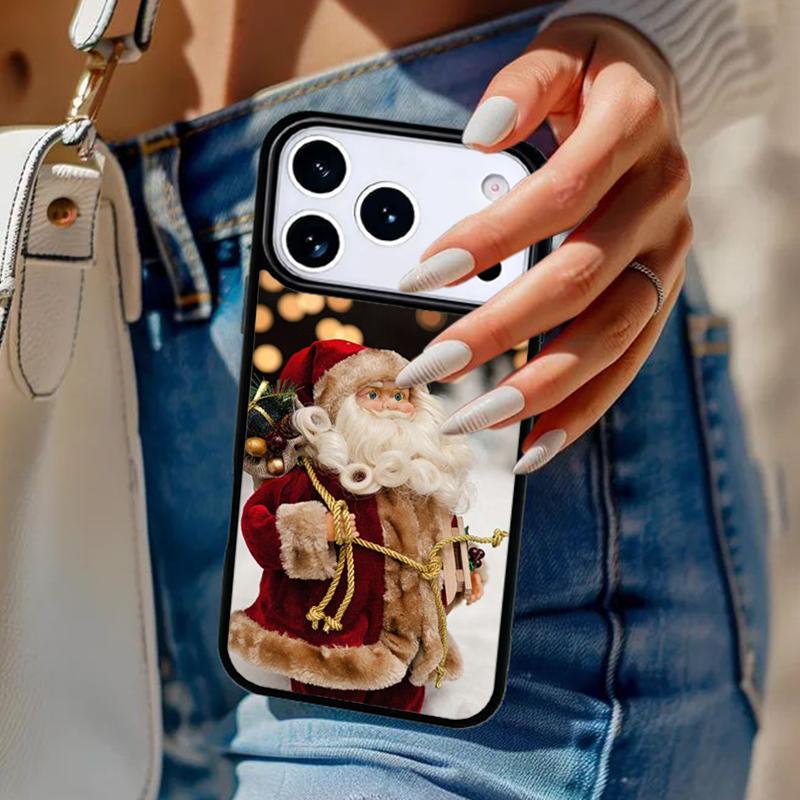 Weihnachts-Weihnachtsmann-Handyhülle Für iPhone 17 Air 14 15 13 12 Max Hülle Für Apple 14 15 16 16e 11 Pro Max Plus Hülle