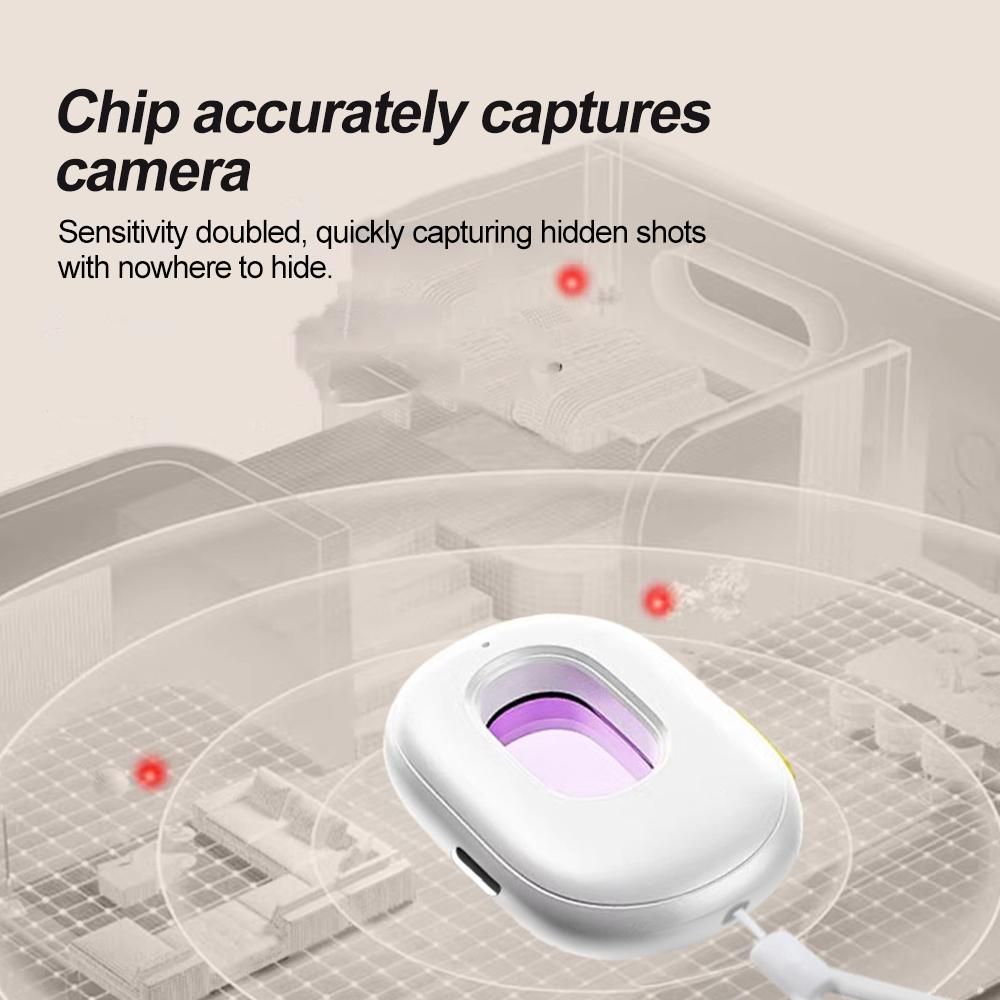 Wireless Anti Camera Detector Security Alarm Detector Sound Protection Sensor for Door Window Camera Anti-theft Alarm Finder