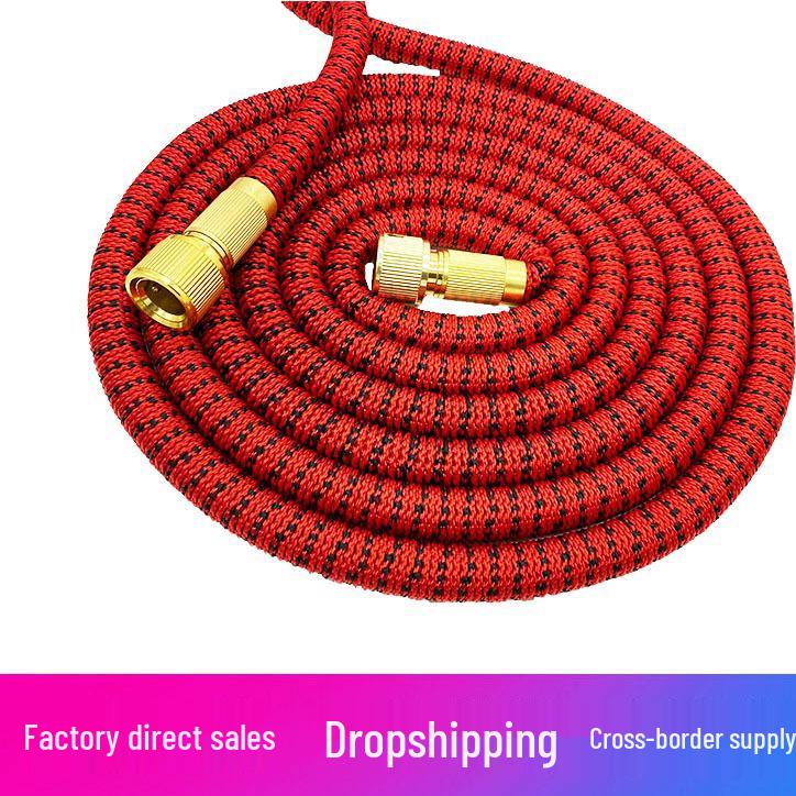 10-Function High-Pressure Water Gun for Car Wash and Garden with Telescopic Soft Hose