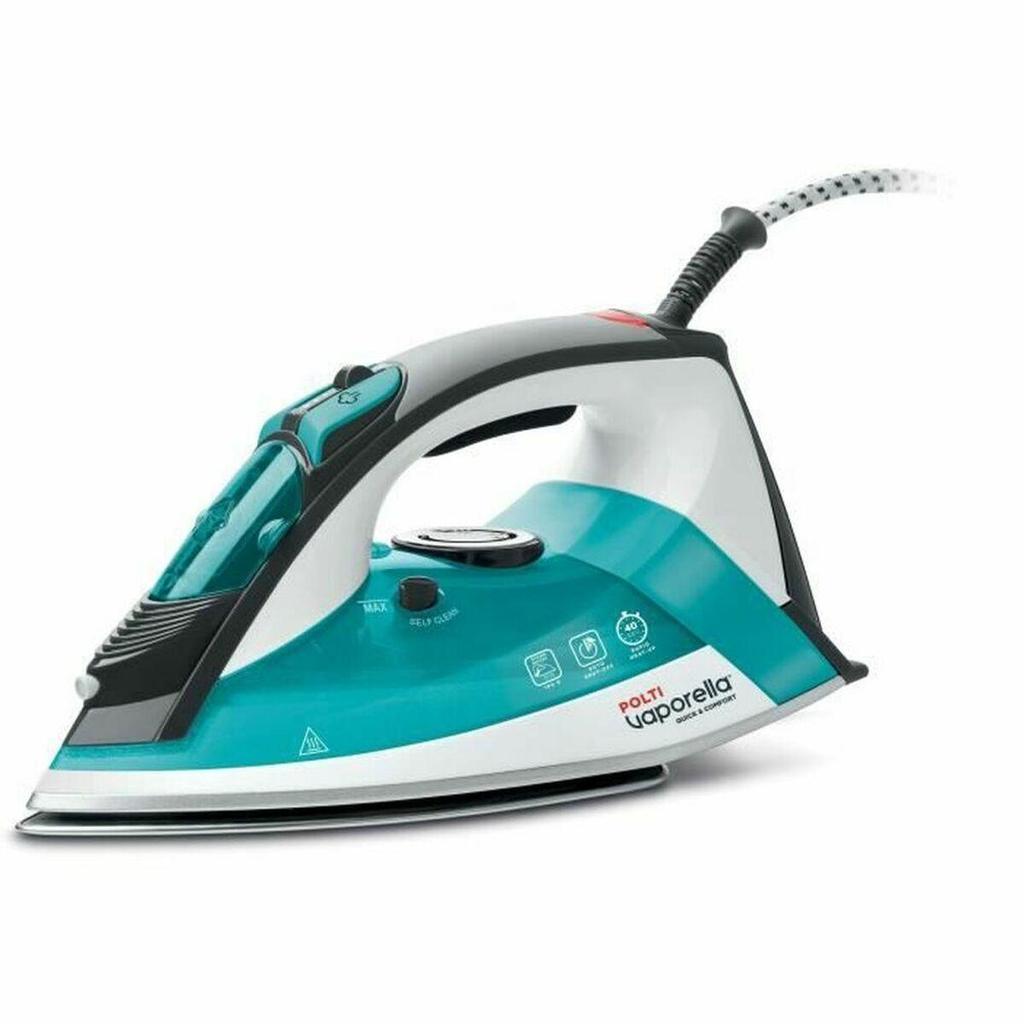 Polti Vaporella Quick & Comfort QC120 steam iron 2200W Black/Turquoise/White