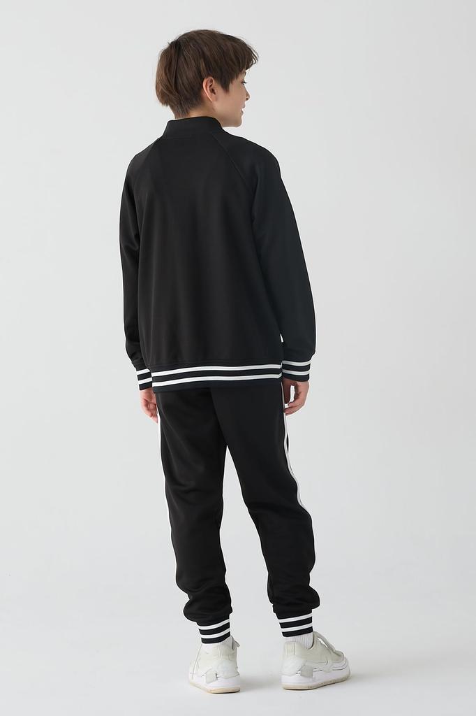 Beams School Jersey Set and Size 150 Water-Repellent (Top Bottoms), 143201, Kids, Black,