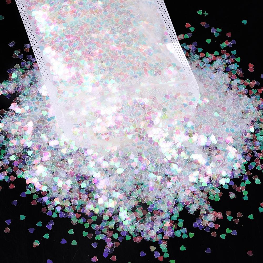 Blue Light Irregular Sequin Flakes for DIY Nail Art and Jewelry