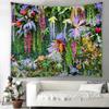 Tropical Plant Grass Tapestry Flower Green Plant Wall Hanging Cloth Bohemian Tapestries Art Home Decor Printing Carpet Yoga Mat