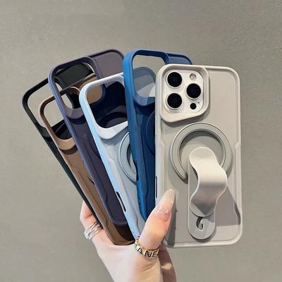Per Magsafe Silicone Liquido Staffa Invisibile Custodia per Telefono Per iPhone 16 15 14 13 12 11 Pro Max Caricamento Wireless Magnetico Cover