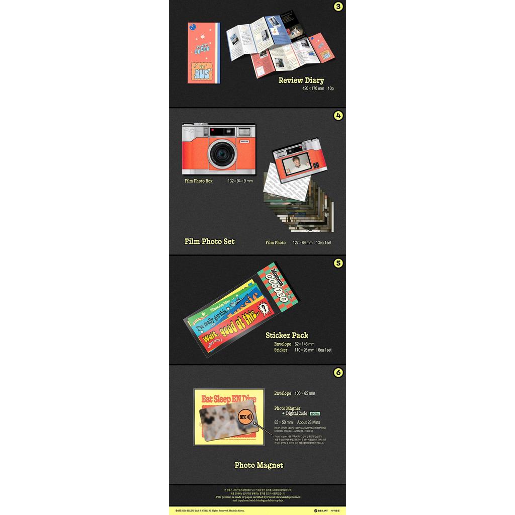 [Pre-order] ENHYPEN [EAT SLEEP EN DIVE in Australia] TRAVEL BOOK (Online Benefit)