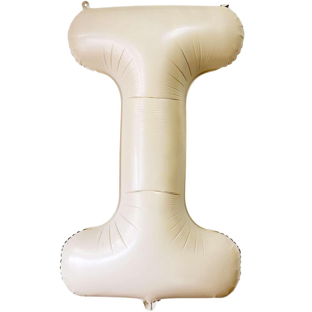 Baloane Gigante Albe Crem de 40 Inch Literele A-Z, Consumabile Petrecere de Ziua de Naștere Decorațiuni Eveniment Aniversar Alfabet