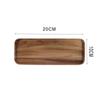 Norbi Wooden Plate Wooden Tray Rectangular Coffee Breakfast Bread Tray Fruit Tray Wooden Tableware Kitchen Supplies