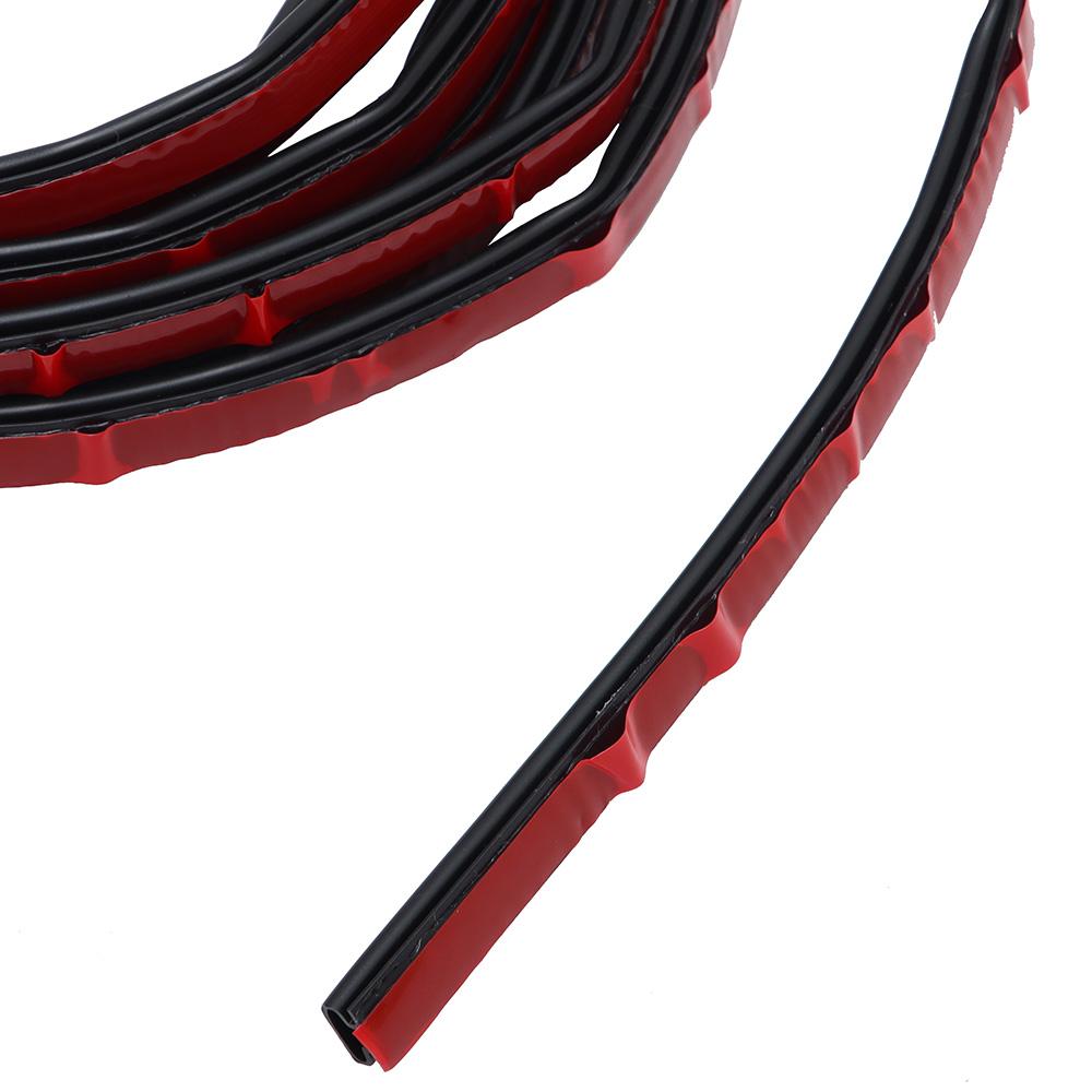 Black Weather Stripping Door Seal D Shape Sound Insulation Door Seal Strip  Doors and Windows