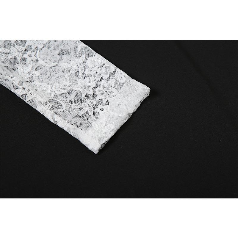 Französisches sexy Royal Sister-Kleid mit quadratischem Kragen und langen Ärmeln, halbperspektivisch, schmal geschnitten, mit Tasche und Gesäß