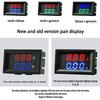High Quality New Dc 100V 100A Upgraded Voltmeter Ammeter Led Amp Dual Digital Volt Meter Gauge Temperature Measurement