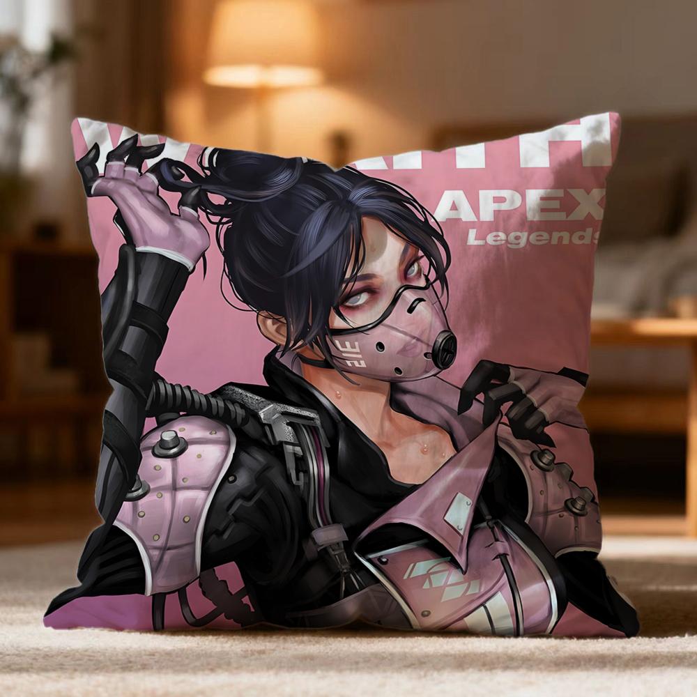 Popular AApex Legendses Cushion Cover Soft Washable Pillow Case Multi-Scene for Couch Bed Travel Office Use