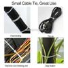 10-1000 pcs plastic clamping collar rilsan Cable ties clamp greenhouse plastic clamps self-tightening plastic necklace belts