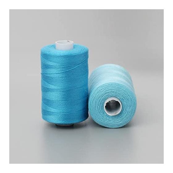 Windman Sewing Thread, No. 60, 10 Piece Set, 1000 Yards/Roll, Value Spun Thread, For Regular Fabrics, Household Thread, Sewing Thread, Polyester