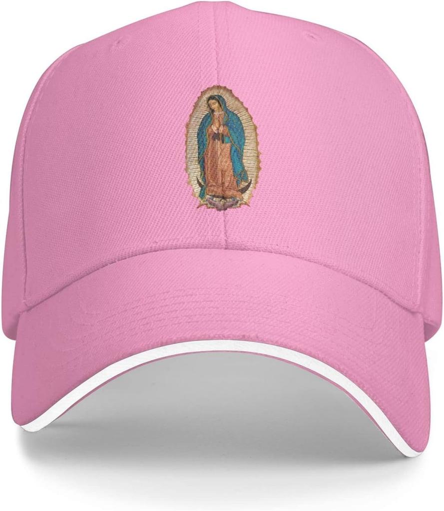 Our Lady of Guadalupe Virgin Mary Baseball Cap Polyester Adjustable Classic Hat Unisex Outdoor