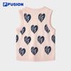 FILA FUSION Unisex Autumn 2025 Loose Knit Sweater Vest