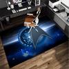 Starship Design Office Rug Chair Mat, Game Carpet, Suitable for Front Door, Bedroom, Living Room, Desk, Holiday Gift