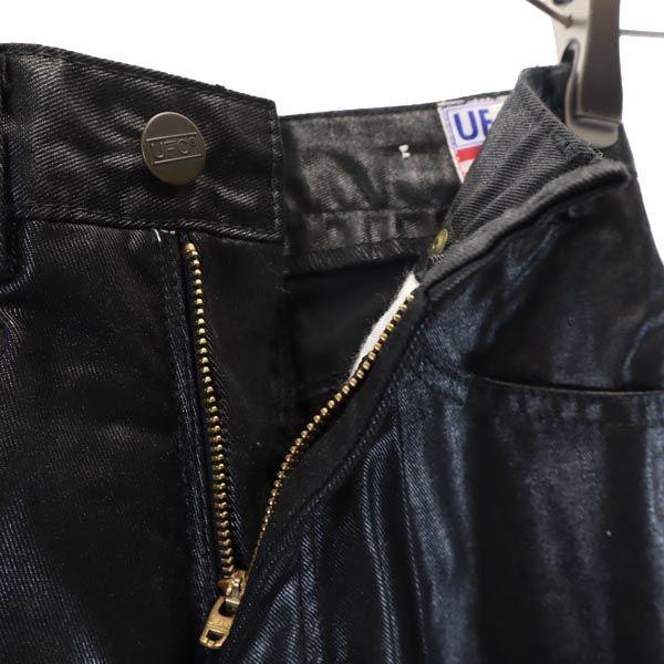 Unused UFO Made In Japan Slim Dance Long Pants W26 Black Women Used