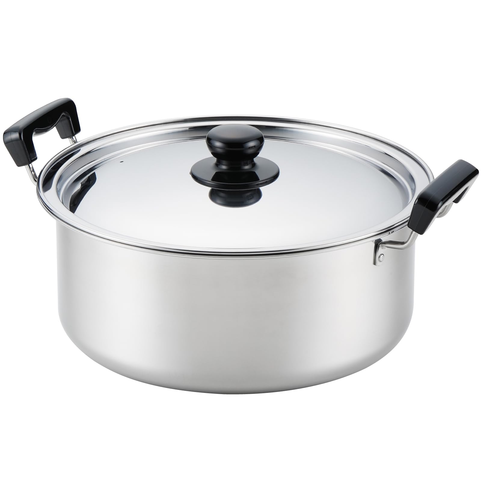 

Yoshikawa Mansai Simmering Stainless Induction and Gas Made in SH9863 Pot, 28cm, 7.8L, Steel, Compatible, Tsubame-Sanjo, Japan,