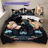 3pcs Bear Mandala Art Duvet Cover Set, Soft Comfortable Duvet Cover,Guest Room (1*Duvet Cover + 2*Pillowcase, Without Core) Yy251104144