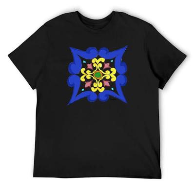 Majolica Hand Draw T-Shirt Funny T-shirt Graphic T Shirt Vintage Essential T Shirt Mens Graphic T-shirts Anime