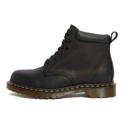 Leather Comfortable Ankle Boots Unisex Boots Black 24258001