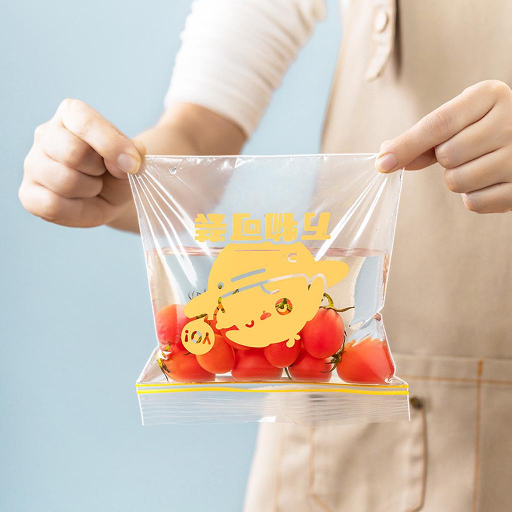 Household Food Storage Bags High Seal Designs Keeps Food Freshing Prevents Odor Spread Materials Sturdy and Reusable