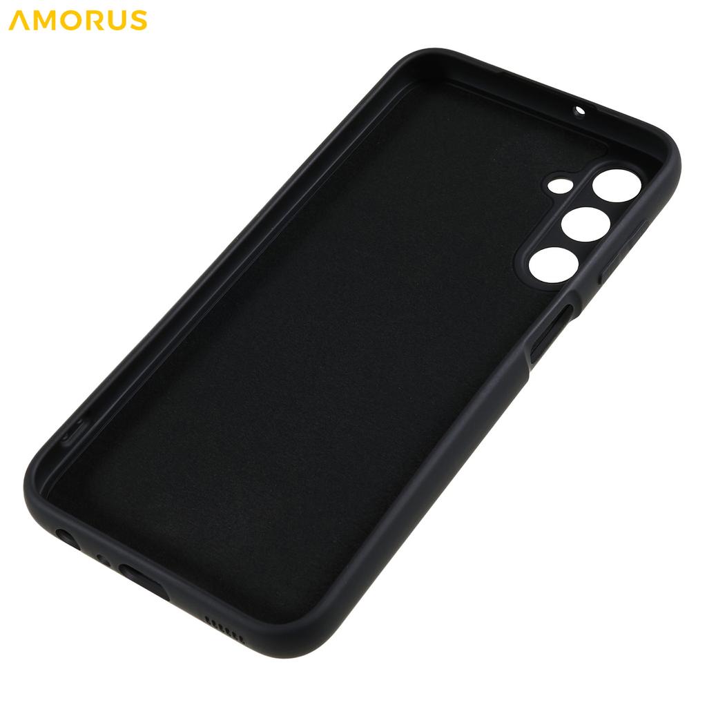 For Samsung Galaxy A24 4G (162.1mm) Case Precise Cutouts TPU Fiber Lining Shockproof Phone Cover